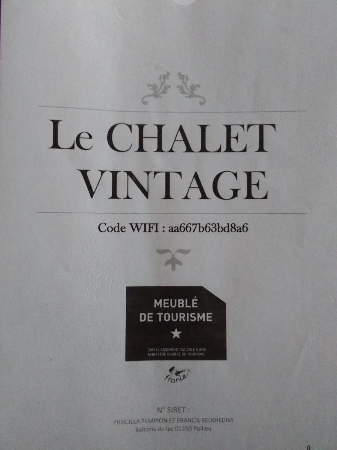 Chalet Vintage Pollieu エクステリア 写真